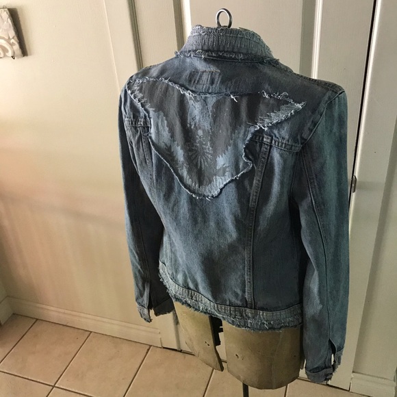 Buffalo David Bitton Jean Jacket Soft Washed Denim - Picture 10 of 12
